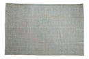 6x9.5 Vintage Distressed Oushak Carpet