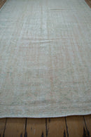 6x9.5 Vintage Distressed Oushak Carpet