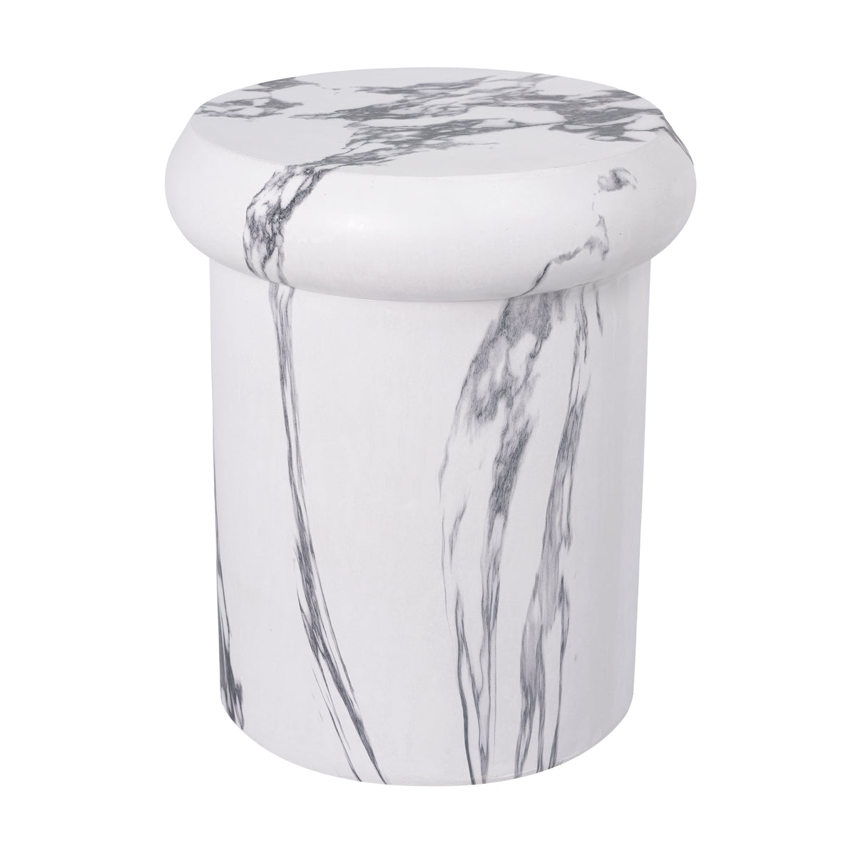 18.11"H Sculptural MGO Side Table, photo 6 of 10