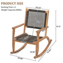 Go 2 Pieces Patio Rocking Chair Set by HouseOfZazla