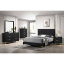 Lexie - 6 Drawer Rectangular Dresser - Black by HouseOfZazla