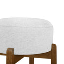 Vera Indoor Wooden Upholstered Barstool - Dark