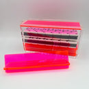 Acrylic Domino Set With Matching Racks