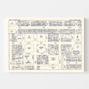 Vintage Map of North Pittsburgh, PA Business Section 1950