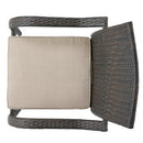 Outdoor Wicker Chairs, 56225.00CHRBRN KD, 4pcs by HouseOfZazla