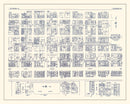 Vintage Map of Richmond, VA Business Section 1950