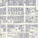 Vintage Map of Roanoke, VA Business Section 1950