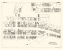 Vintage Map of Akron, OH Business Section 1929