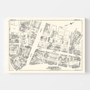 Vintage Map of Albany, NY Business Section 1929