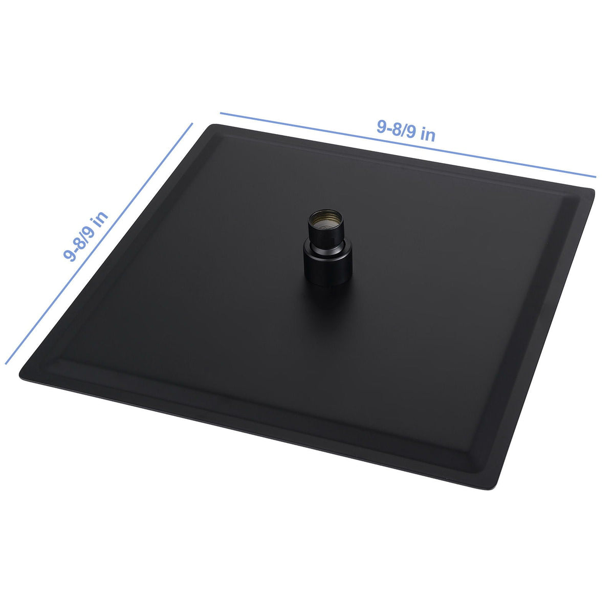 Modern 10" Square Rainfall Shower Head & Stainless Steel Wall Or Ceiling Mount Luxury Spa Shower Panel, photo 16 of 32