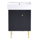 Bathroom Vanity, Combo Cabinet, Bathroom Storage Cabinet, Single Ceramic Sink by Unique Piece Furniture