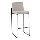 Fuji - Contemporary High Back Barstool Elegant Design by HouseOfZazla