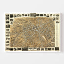 Vintage Map of Morristown, New Jersey 1899
