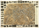Vintage Map of Morristown, New Jersey 1899