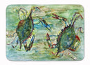 Blue Crab Standoff Machine Washable Memory Foam Mat 8940RUG