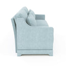 Elegant Sofa With Ergonomic Design And Lumbar Pillows by HouseOfZazla