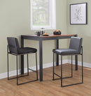 Fuji - Contemporary High Back Barstool Elegant Design