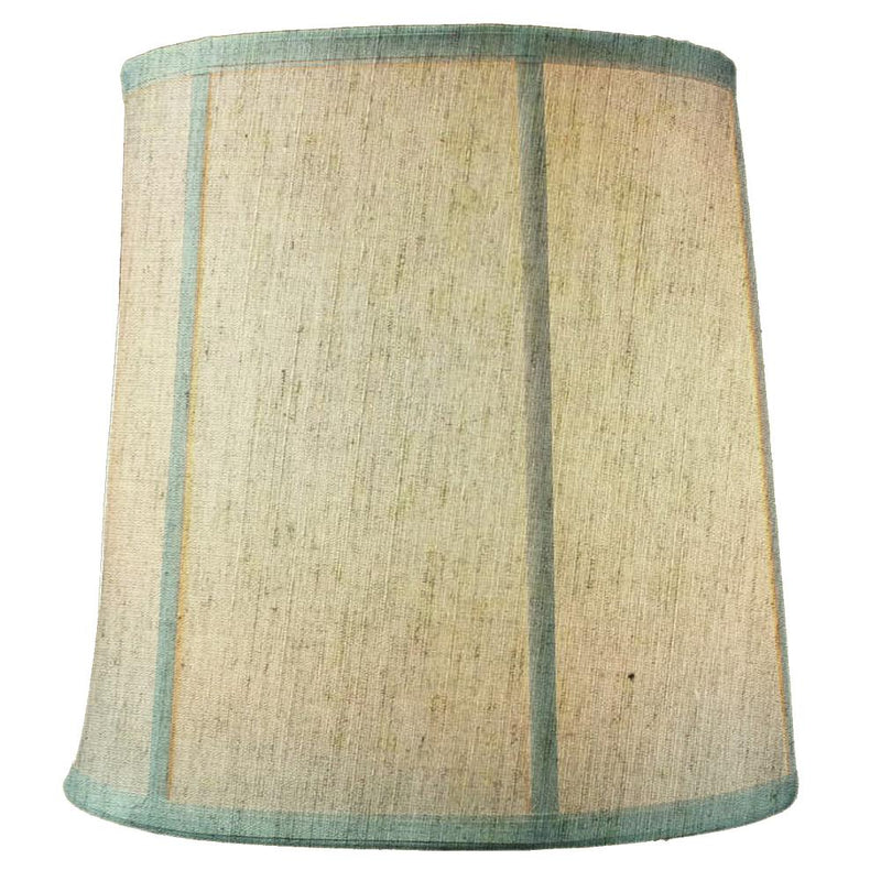 14"W x 15"H Softback Drum Shade Textured Oatmeal Fabric