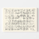 Vintage Map of Canton, OH Business Section 1929