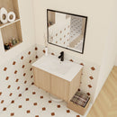 Floating Bathroom Vanity With Sink Combo by HouseOfZazla