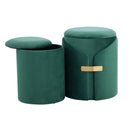Dahlia - Contemporary / Glam Nesting Ottoman Set