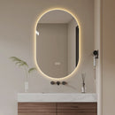 Smart Wall Mounted LED Touch Screen Mirror With Anti-Fog Function And Adjustable Lighting by HouseOfZazla