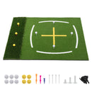5'x4' Golf Hitting Mat with Cross Stance Guide