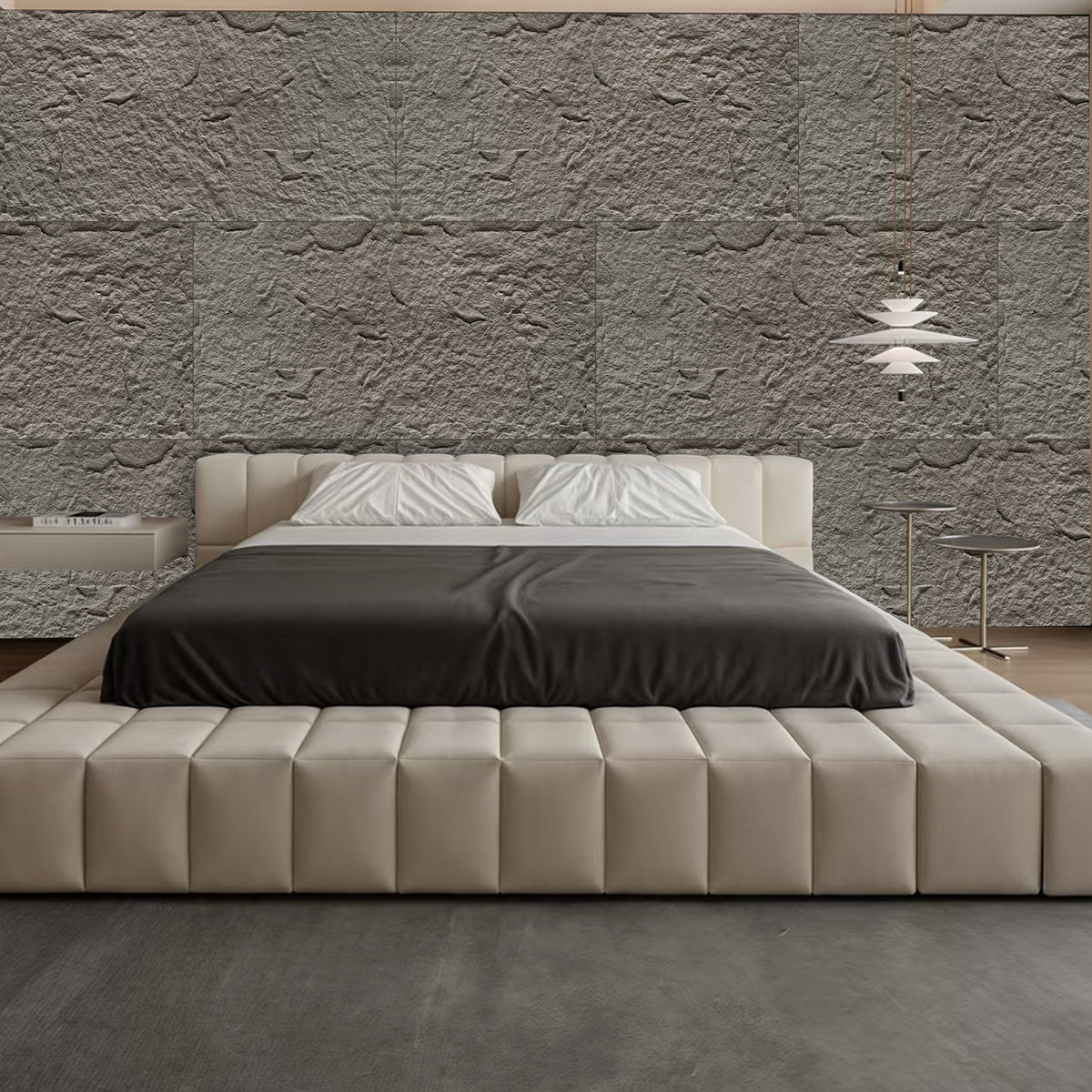 3D Faux Stone Wall Panels, 6 PCS PU Wainscoting Panel, photo 4 of 8