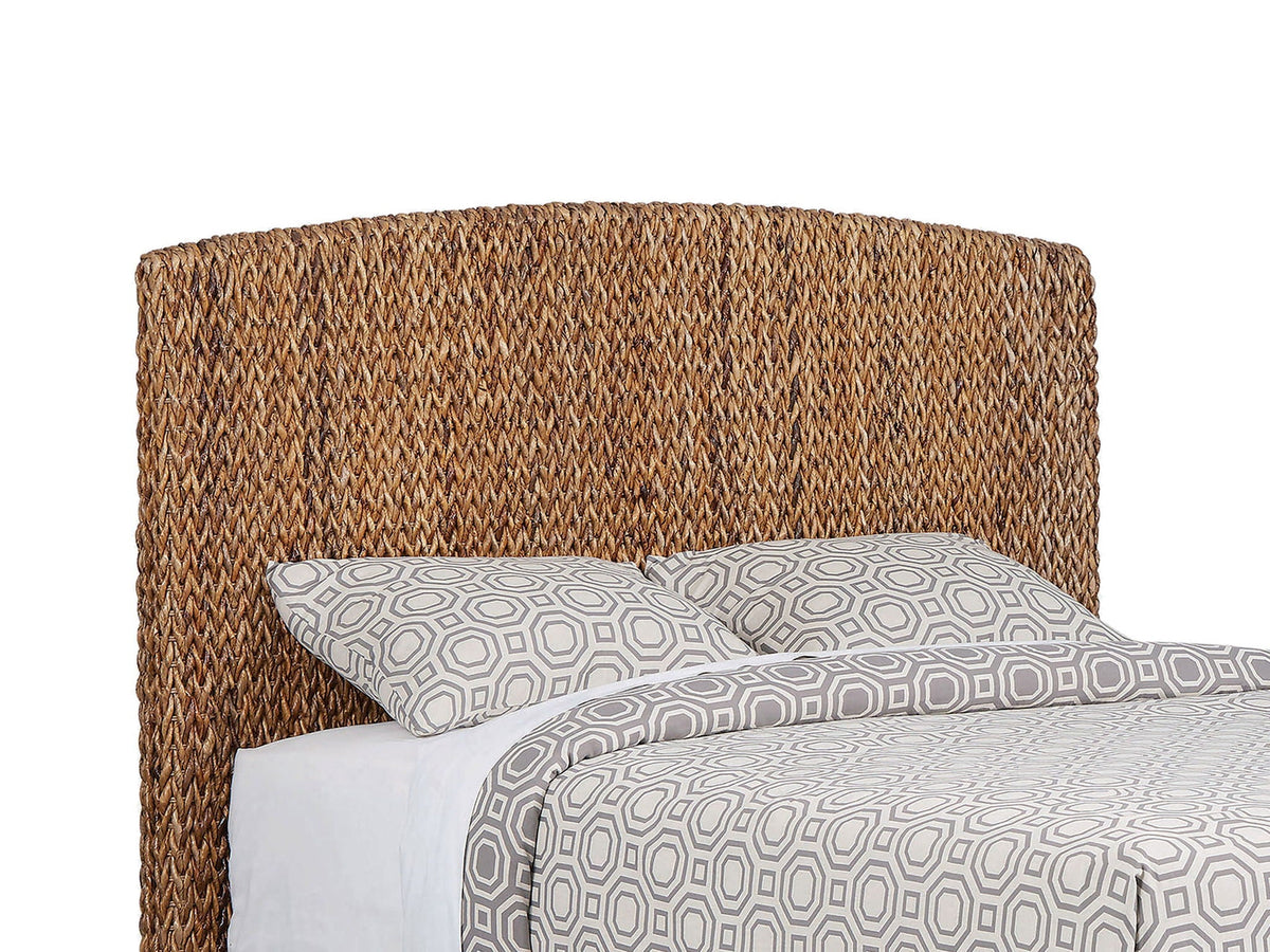 Laughton Banana Leaf Queen Panel Bed Amber, photo 5 of 6