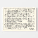 Vintage Map of Cincinnati, OH Business Section 1929