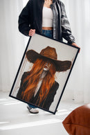 The Firebrand – Western Cowgirl Canvas Art