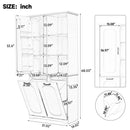 Freestanding Tall Storage Cabinet With 2 Tilt-Out Hampers by HouseOfZazla