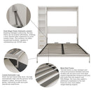 Folding Vertical Murphy Wall Bed by HouseOfZazla