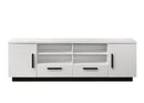 Matilda - TV Stand With Drawers - White Finish by HouseOfZazla