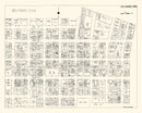 Vintage Map of Des Moines, IA Business Section 1929