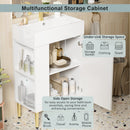 Bathroom Vanity, Combo Cabinet, Bathroom Storage Cabinet, Single Ceramic Sink by Unique Piece Furniture