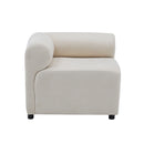 Evelyn 109 in. 6-Piece L Shaped Modular Chenille Sofa Couch by HouseOfZazla