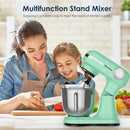 5.5QT/4.5QT Dual Bowls Electric Stand Mixer, 12-Speed Tilt-Head Food Mixer by HouseOfZazla
