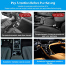 2Pcs Car Console Side Organizer Car Seat Gap Storage Box Pocket Organizer Seat Gap Filler Catch Caddy W/ Cup Holder Non-Slip Mat for Cellphone Key Car
