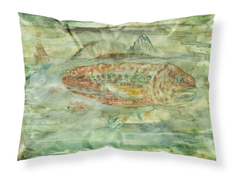 Abstract Red Fish Fabric Standard Pillowcase 8960PILLOWCASE