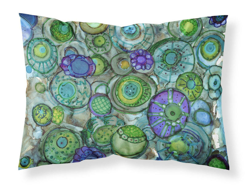 Abstract in Blues and Greens Fabric Standard Pillowcase 8962PILLOWCASE