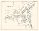 Vintage Map of Gardner, MA Business Section 1929