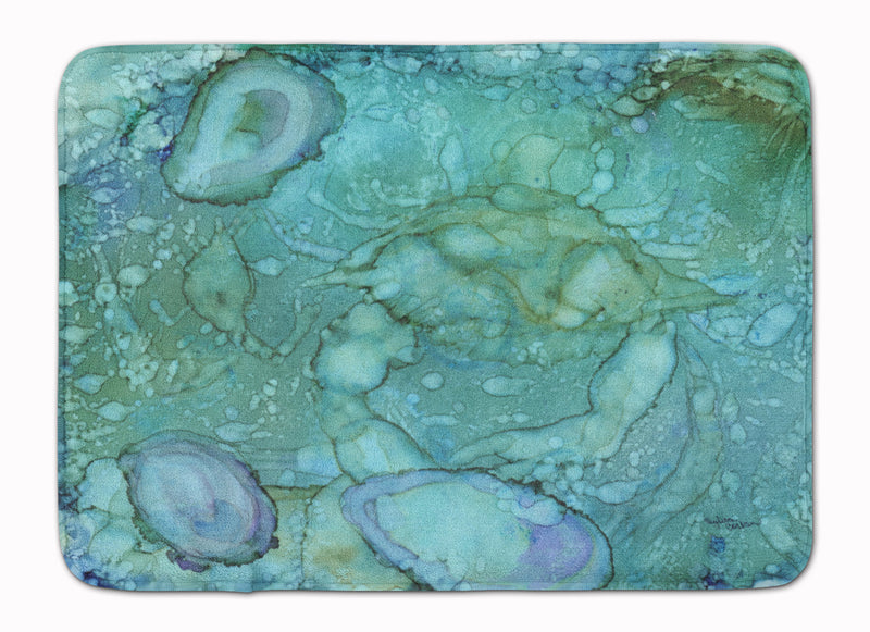 Abstract Crabs and Oysters Machine Washable Memory Foam Mat 8963RUG