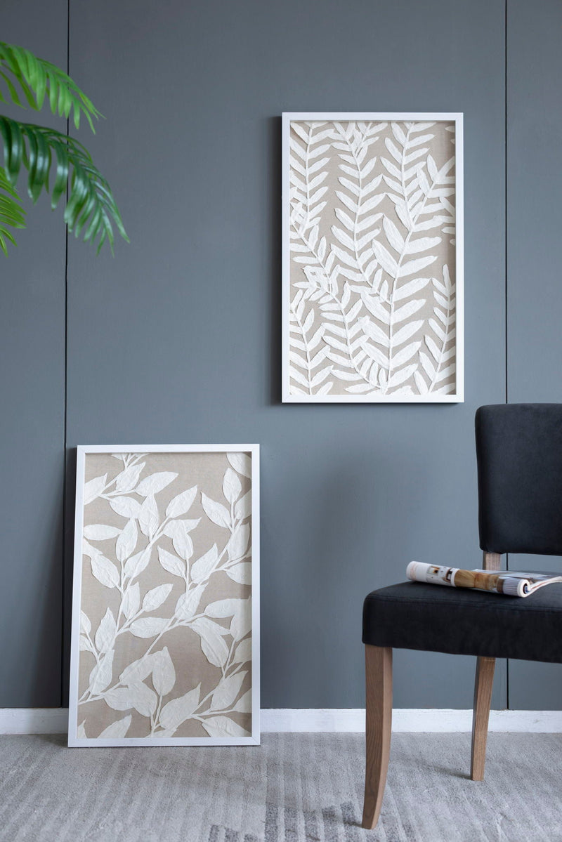 Shadow Box Wall Decor (Set of 2) - White, photo 9 of 17