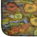 Abstract with Mother Earth Dish Drying Mat – Absorbent, Artistic Kitchen Essentials 8966DDM