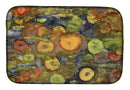 Abstract with Mother Earth Dish Drying Mat – Absorbent, Artistic Kitchen Essentials 8966DDM