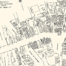 Vintage Map of Greenfield, MA Business Section 1929