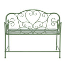Sunnydaze Outdoor Garden Bench - Green by HouseOfZazla