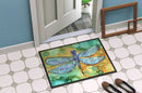 Abstract Dragonfly Doormat - 24x36 Decorative Floor Mat – Indoor/Outdoor Rug
