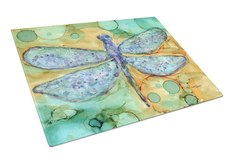 Abstract Dragonfly Glass Cutting Board Large 8967LCB